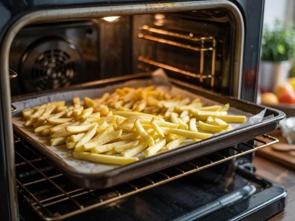 Jak idealnie piec mrożone frytki w piekarniku - czas i temperatura